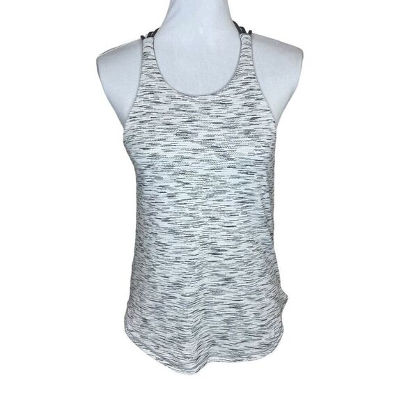 Lululemon Raise The Barre Tank Tiger Space Dye Black White / Dark Carbon Size 4 - Picture 1 of 10
